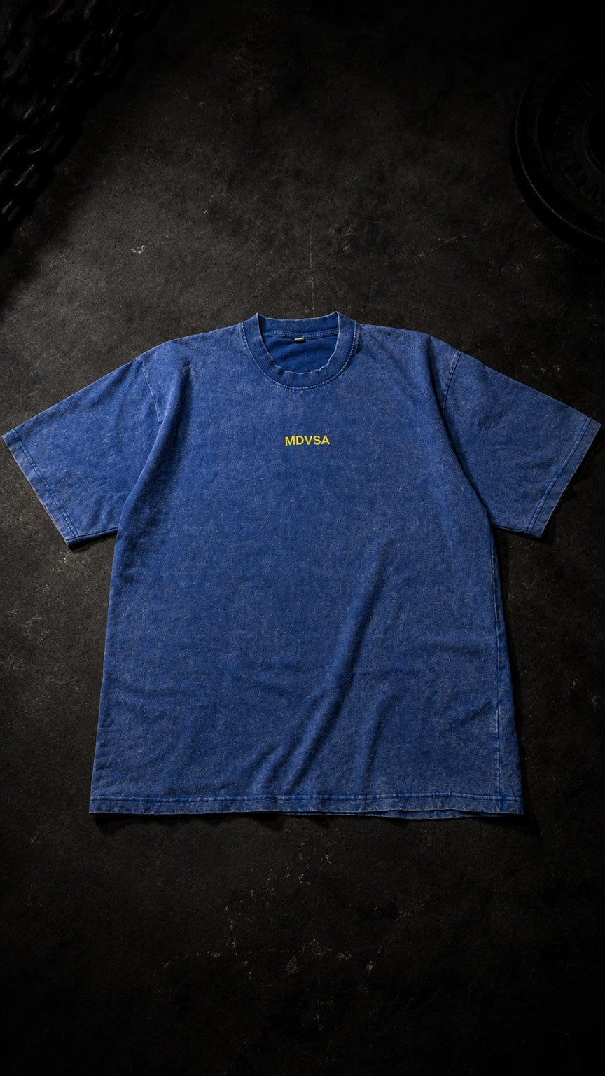 MDVSA™ Heavyweight Oversized Tee | Blue Hour & Olive