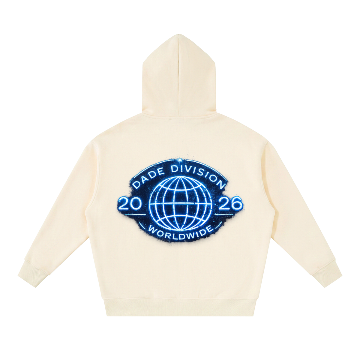 MDVSA DADE DIVISION // WORLDWIDE ZIP HOODIE | Neon BLU