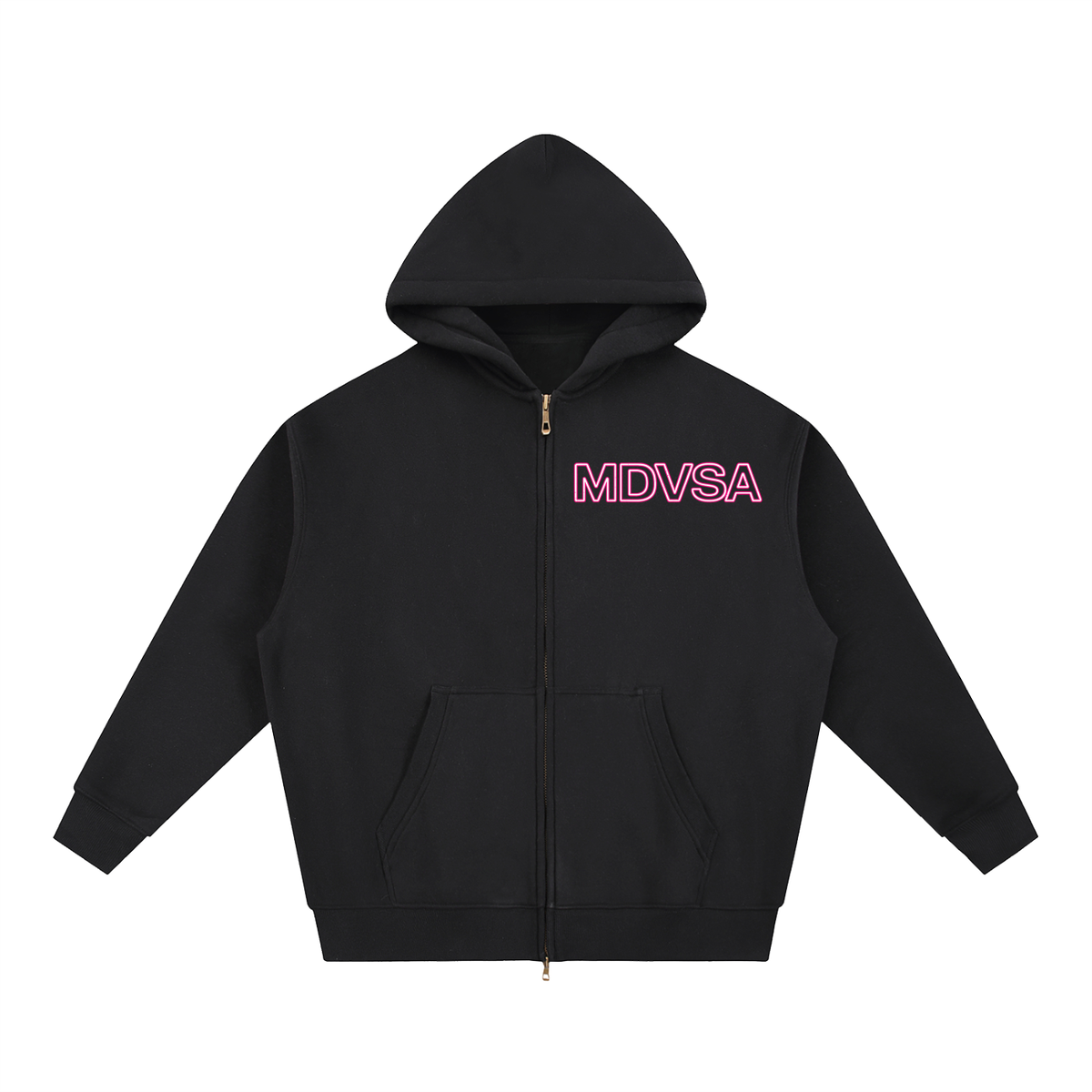 MDVSA DADE DIVISION // WORLDWIDE ZIP HOODIE | Neon Pink