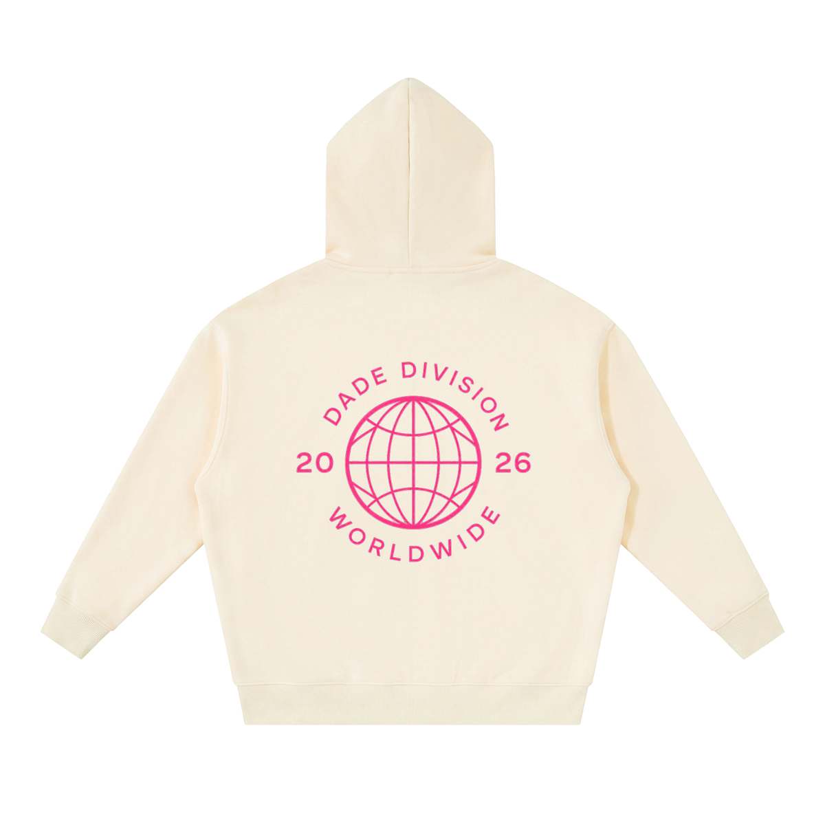 MDVSA DADE DIVISION // WORLDWIDE ZIP HOODIE | Neon Pink