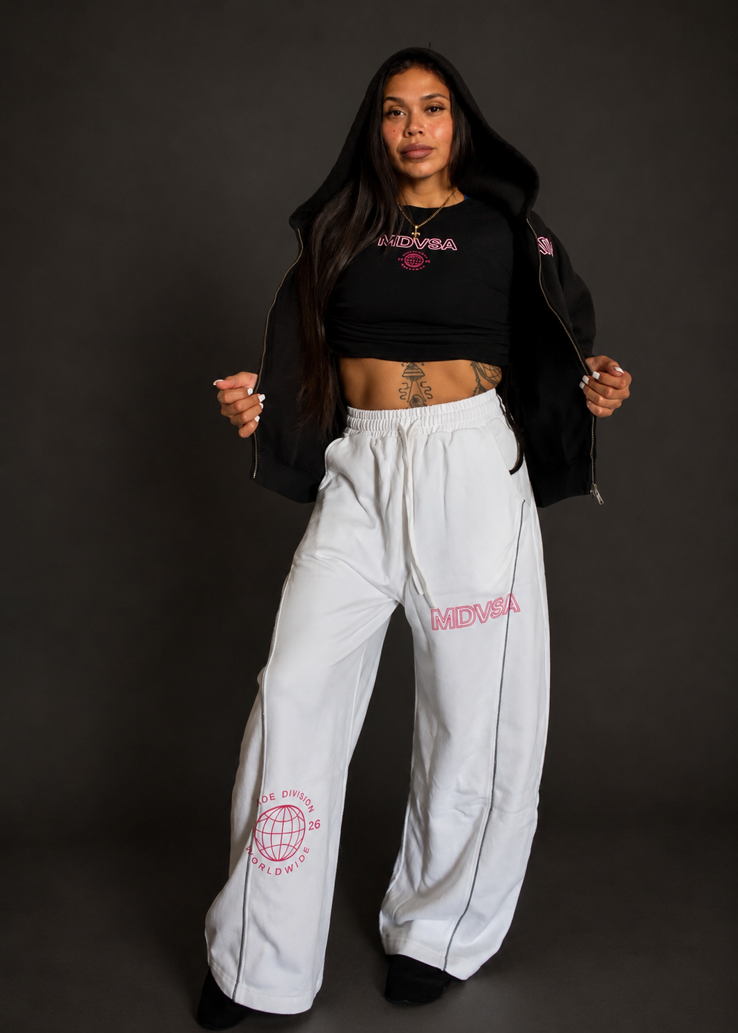 MDVSA \\ DADE DIVISION // HEAVYWEIGHT SWEATPANTS | Neon Pink