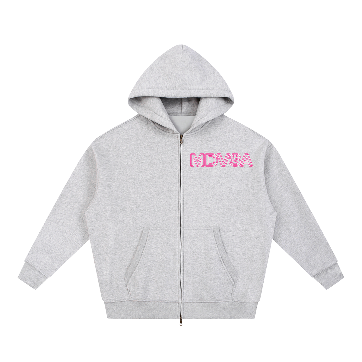MDVSA DADE DIVISION // WORLDWIDE ZIP HOODIE | Neon Pink