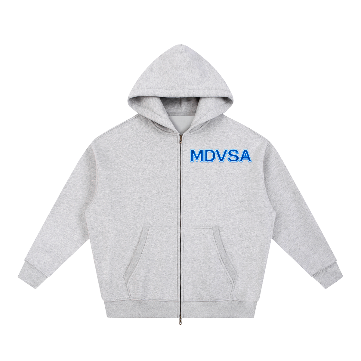 MDVSA DADE DIVISION // WORLDWIDE ZIP HOODIE | Neon BLU