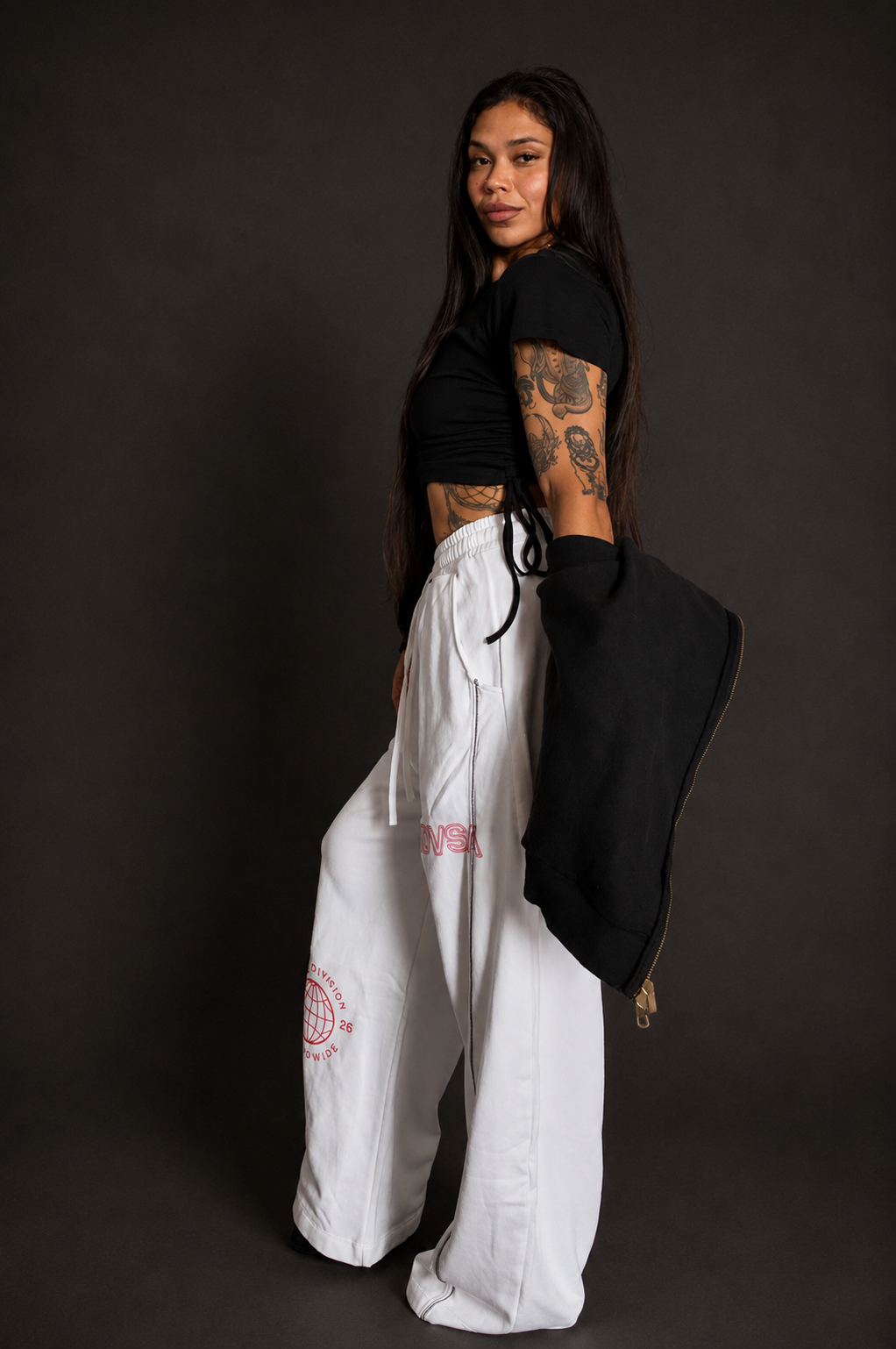 MDVSA DADE DIVISION // WORLDWIDE ZIP HOODIE | Neon Pink
