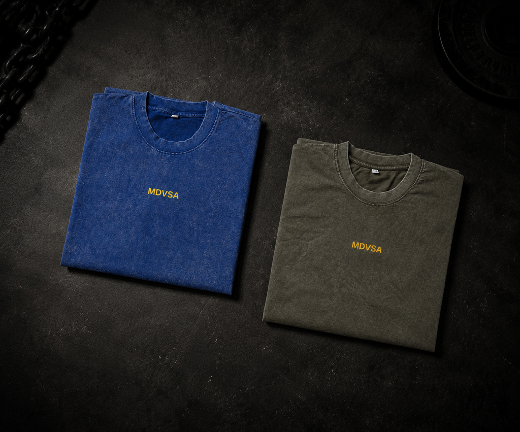 MDVSA™ Heavyweight Oversized Tee | Blue Hour & Olive