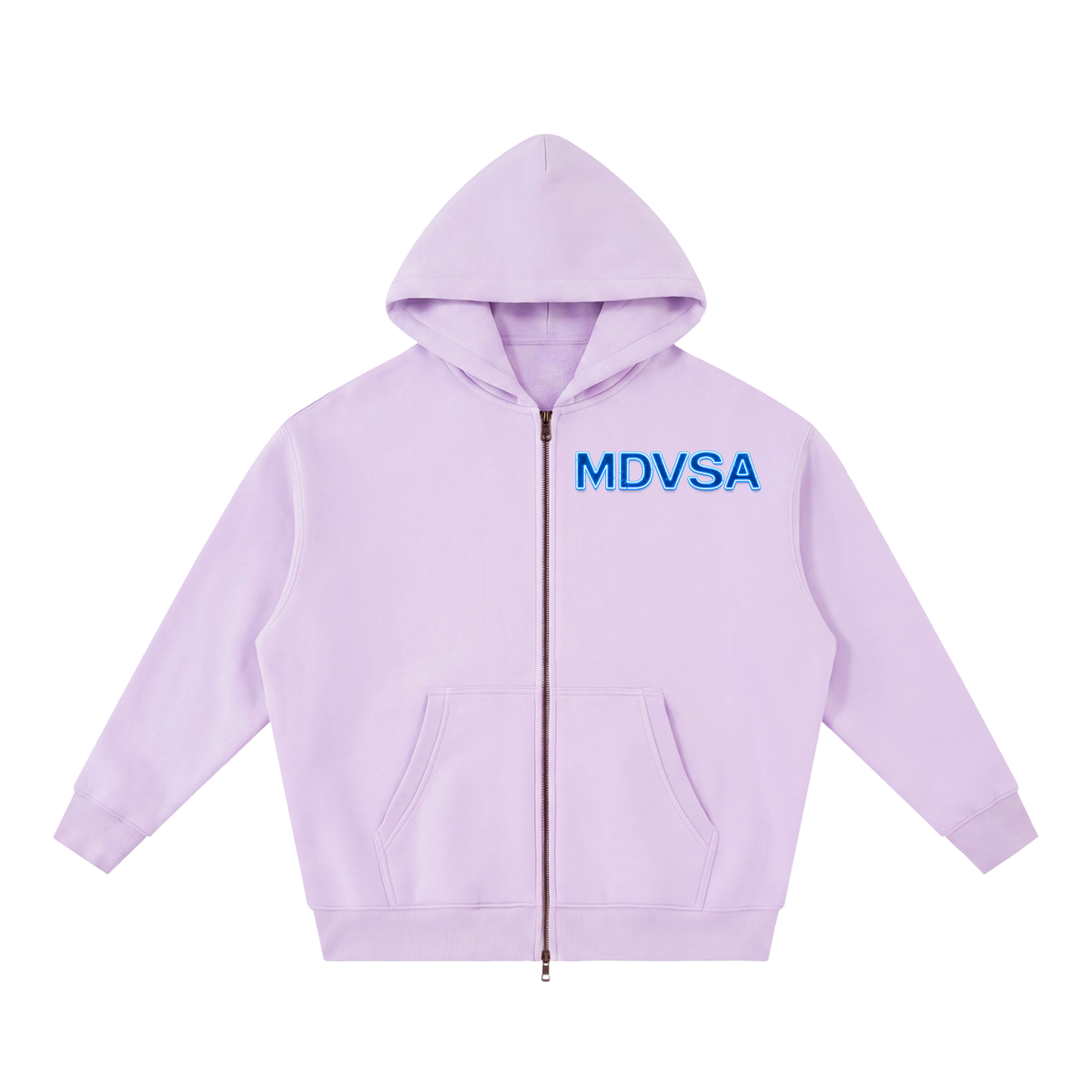 MDVSA DADE DIVISION // WORLDWIDE ZIP HOODIE | Neon BLU