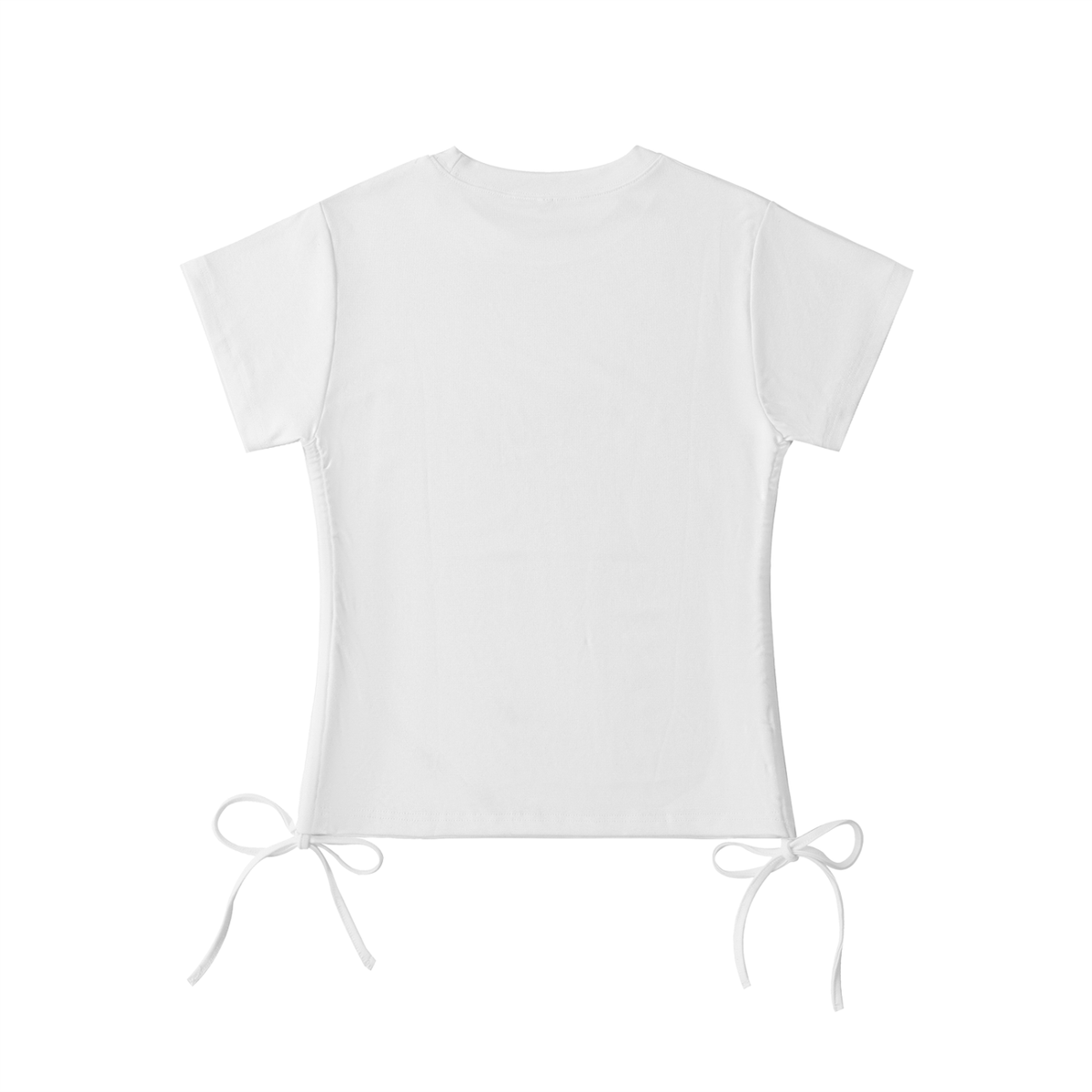 MDVSA Cinched Baby Tee | Neon BLU