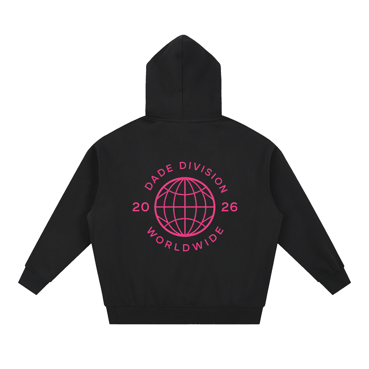 MDVSA DADE DIVISION // WORLDWIDE ZIP HOODIE | Neon Pink