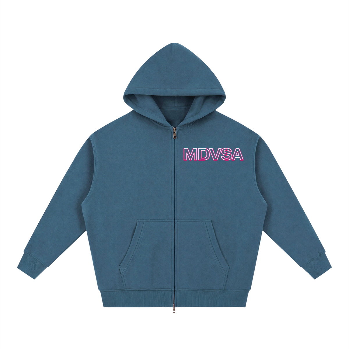 MDVSA DADE DIVISION // WORLDWIDE ZIP HOODIE | Neon Pink