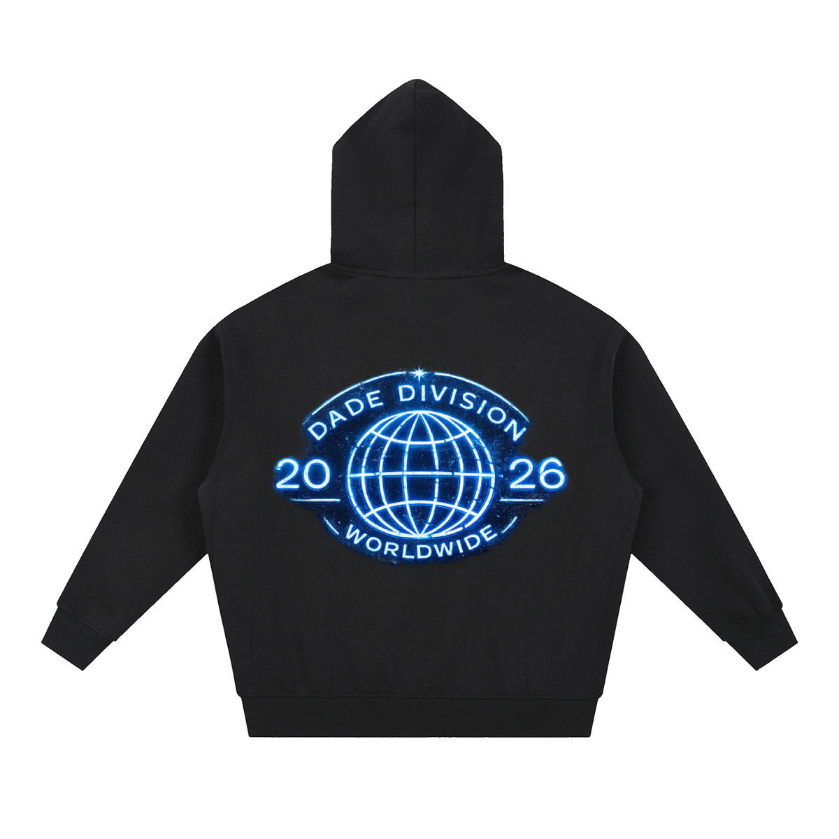 MDVSA DADE DIVISION // WORLDWIDE ZIP HOODIE | Neon BLU