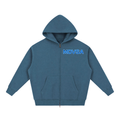 MDVSA DADE DIVISION // WORLDWIDE ZIP HOODIE | Neon BLU
