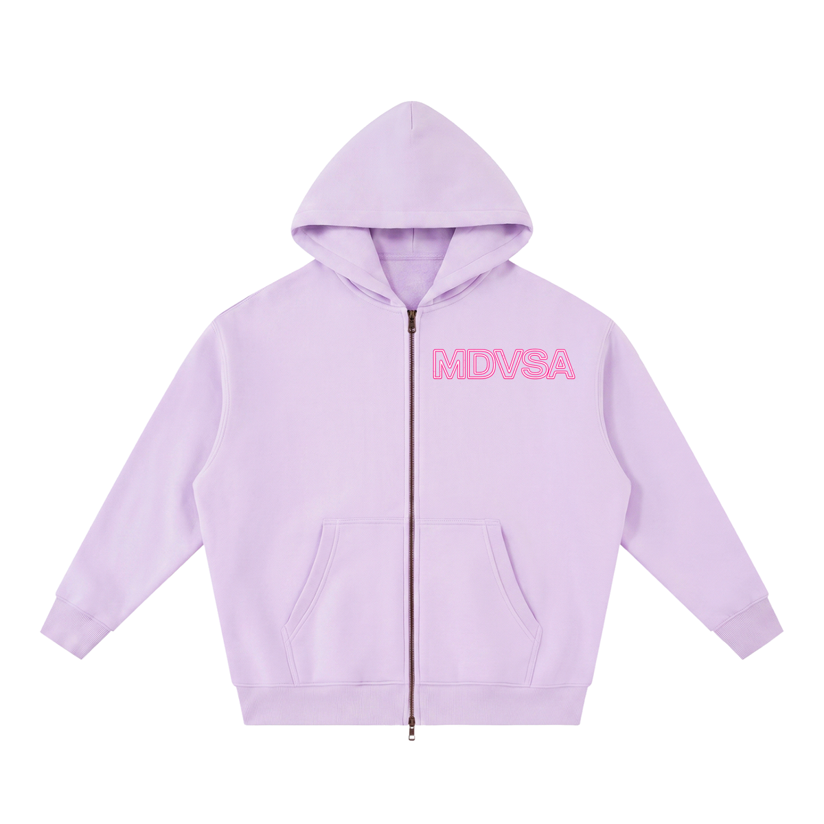 MDVSA DADE DIVISION // WORLDWIDE ZIP HOODIE | Neon Pink