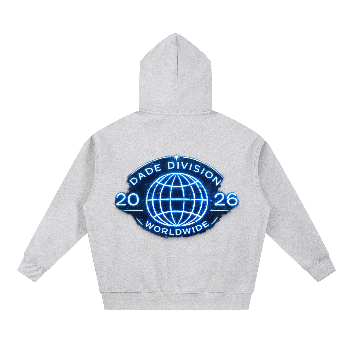 MDVSA DADE DIVISION // WORLDWIDE ZIP HOODIE | Neon BLU