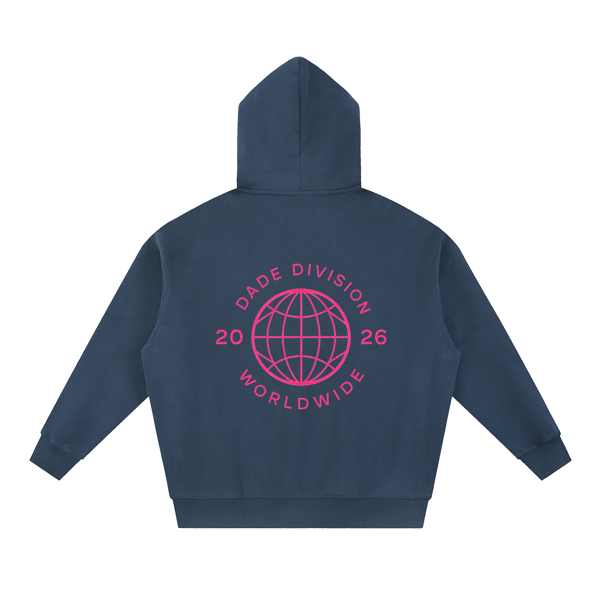 MDVSA DADE DIVISION // WORLDWIDE ZIP HOODIE | Neon Pink