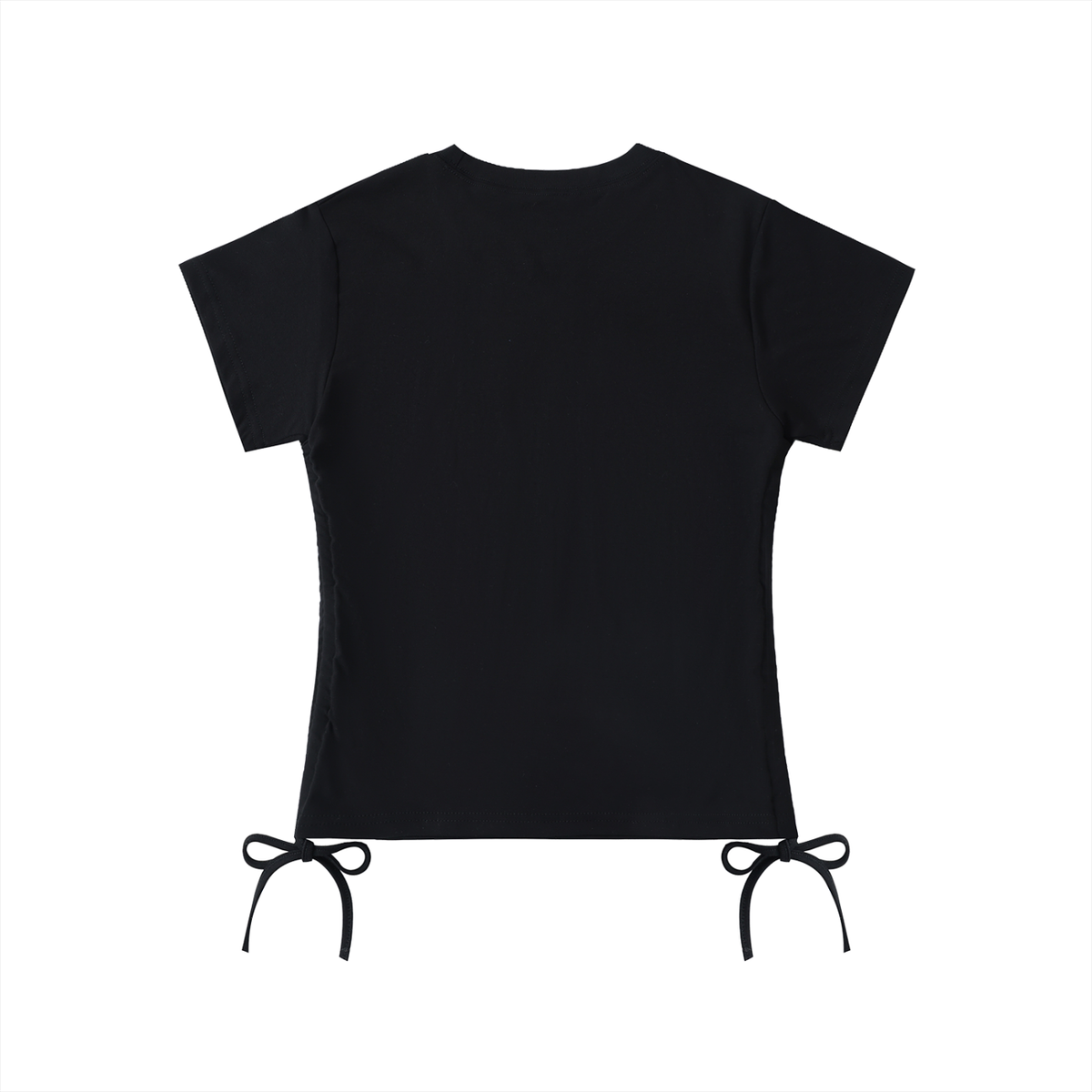 MDVSA Cinched Baby Tee | Neon Pink